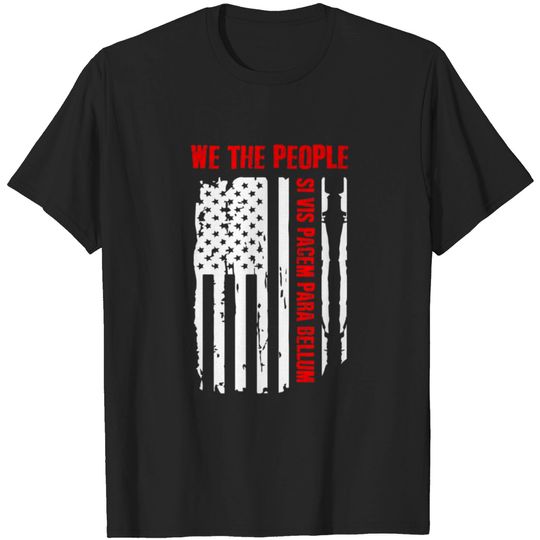 Discover Veteran-Si Vis Pacem Para Bellum Usa Soldier Usa F T-shirt