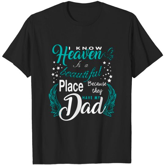 Discover Dad In Heaven T Shirt T-shirt