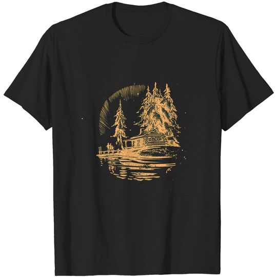 Discover cabin by lake vintage T-shirt