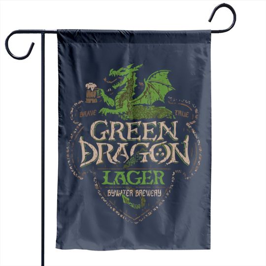 Discover Green Dragon Lager Garden Flags