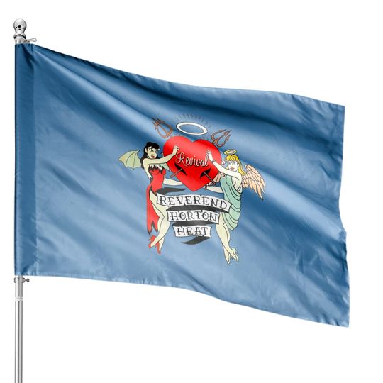 Discover Reverend Horton Heat Classic House Flags