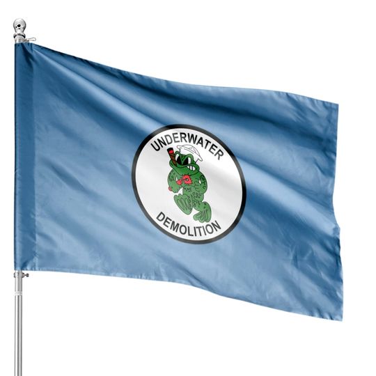 Discover Underwater Demolition Udt Navy Seal House Flags