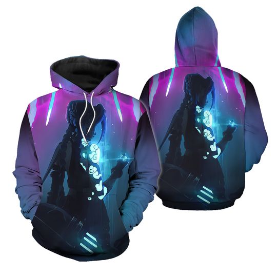 Discover League Of Legend Arcane 3D Printed Hoodie