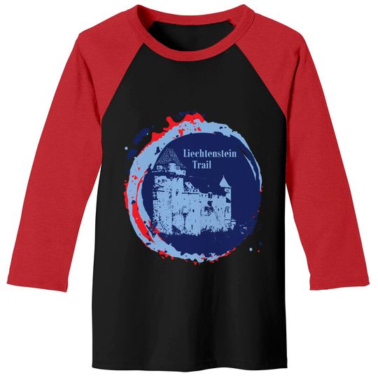 Discover Liechtenstein Trail Baseball Tees