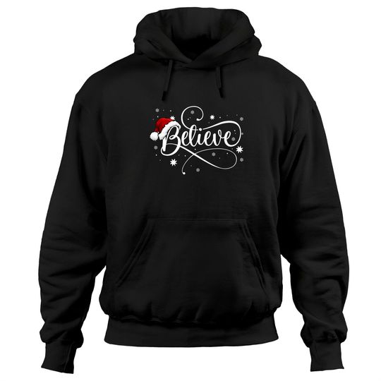 Discover Believe Santa Claus Believe Christmas Hoodies