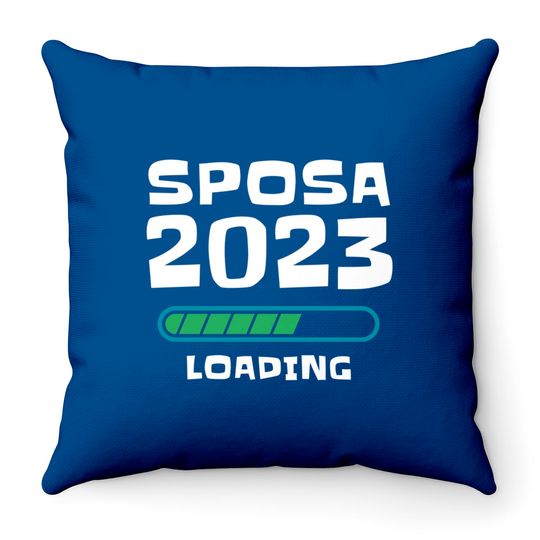 Discover Wedding T -shirt 2023 Loading Throw Pillows Funny Gift Woman Bachelorette
