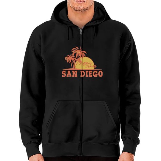 Discover san diego logo Zip Hoodies