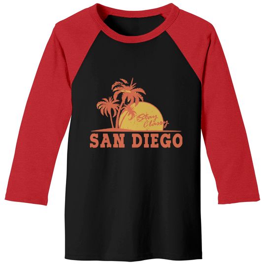 Discover san diego logo Baseball Tees