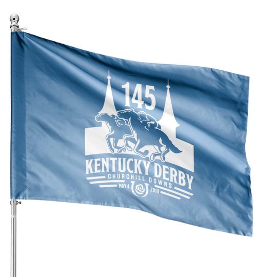 Discover Kentucky Derby 145Th Anniversary House Flags