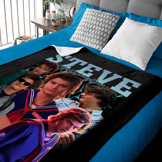 Discover Steve Harrington Vintage 90s Baby Blanket