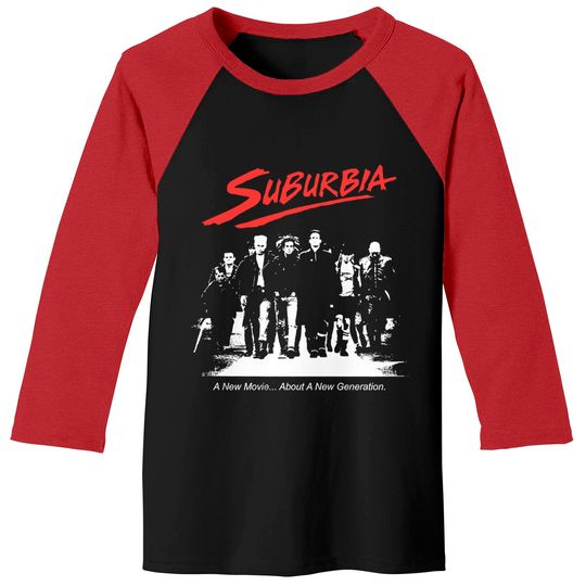 Discover Suburbia 1983 Movie Baseball Tees, Punk Movie, TSOL, 80's Horror Shirt