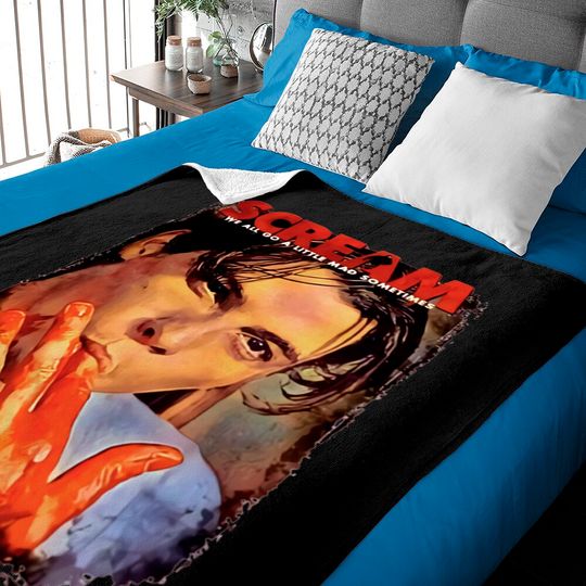 Discover Scream Movie Billy Loomis Skeet Ulrich Baby Blankets