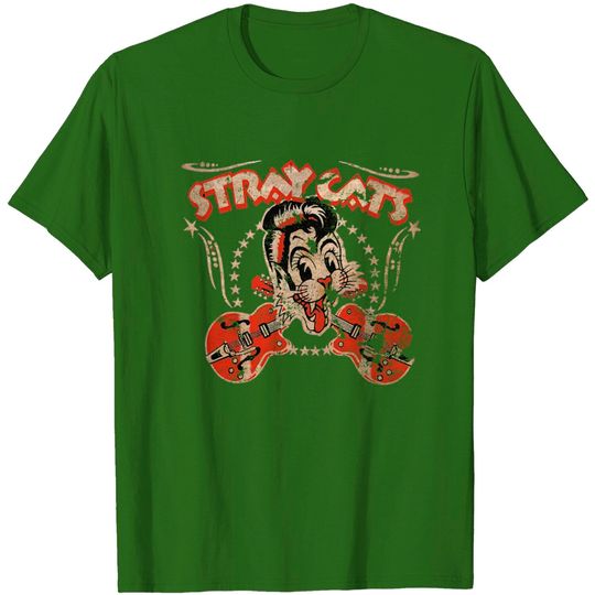 Discover STRAY CATS VINTAGE EXCLUSIVE - Stray Cats - T-Shirt