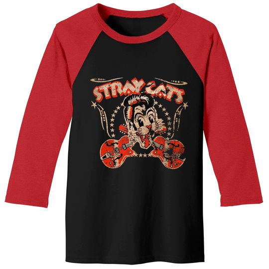 Discover STRAY CATS VINTAGE EXCLUSIVE - Stray Cats - Baseball Tees