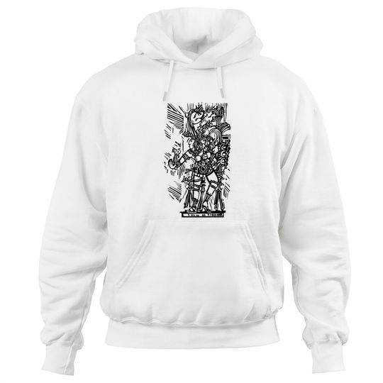 Discover Mayan woodcut Hoodies