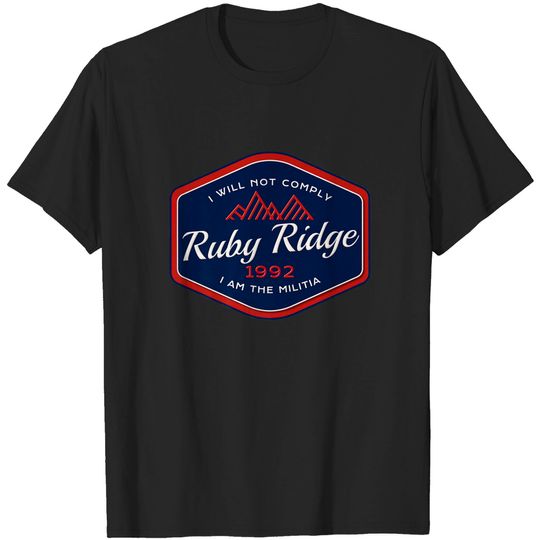 Discover Remember Ruby Ridge 1992. I Will Not Comply. Premium T-Shirt