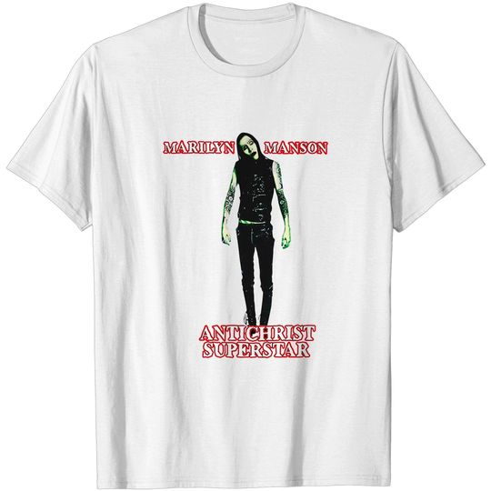 Discover Marilyn Manson Ladies Tee: Antichrist