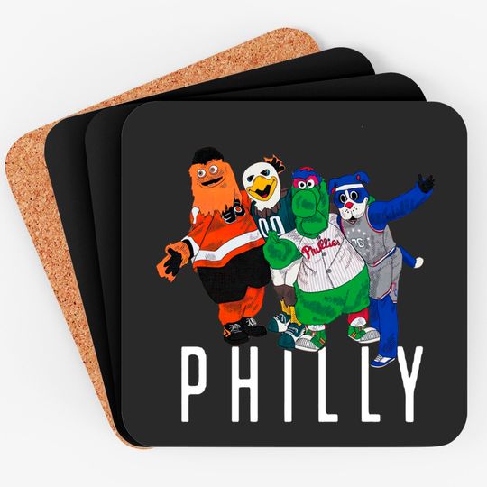 Discover Philly Mascots - Eagles - Coasters