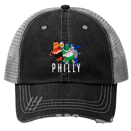Discover Philly Mascots - Eagles - Print Trucker Hat