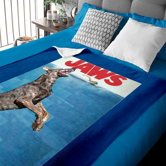 Discover Dutch shepherd Jaws - Dog - Baby Blankets