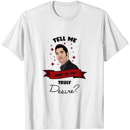 Discover Lucifer Morningstar - Lucifer Tv Series - T-Shirt