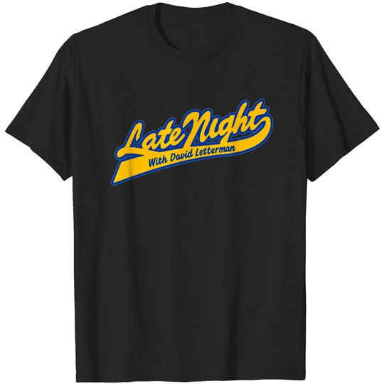 Discover Late Night With David Letterman - Late Night - T-Shirt