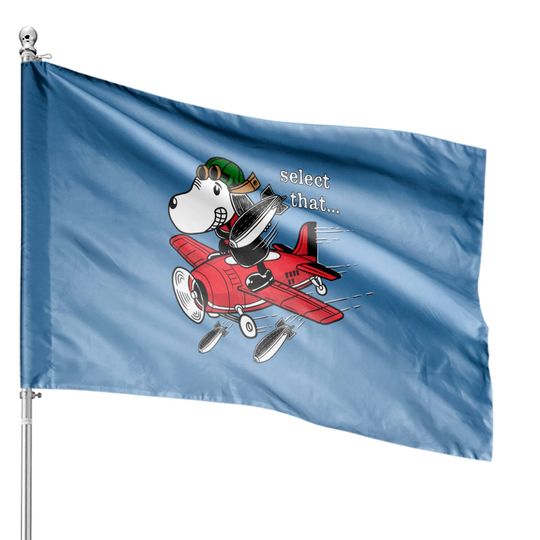Discover Snoopy bomber - Snoopy - House Flags