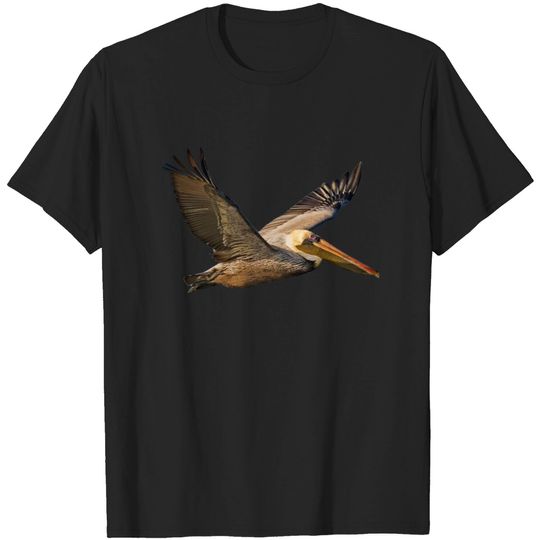 Discover Brown Pelican In Flight T-shirt