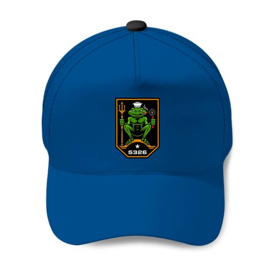 Discover US Navy SEAL Freddie Frog 5326 Baseball Caps