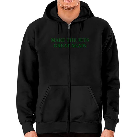 Discover Make the Jets Great Again (White) - Jets - Zip Hoodies