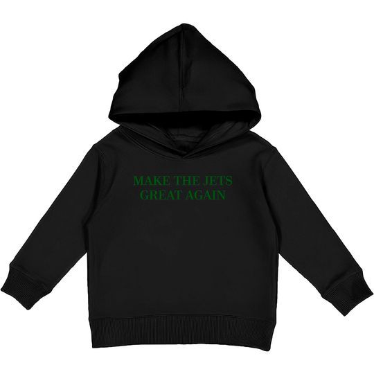 Discover Make the Jets Great Again (White) - Jets - Kids Pullover Hoodies