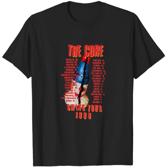 Discover The Cure Swing Tour 1996 T-shirt
