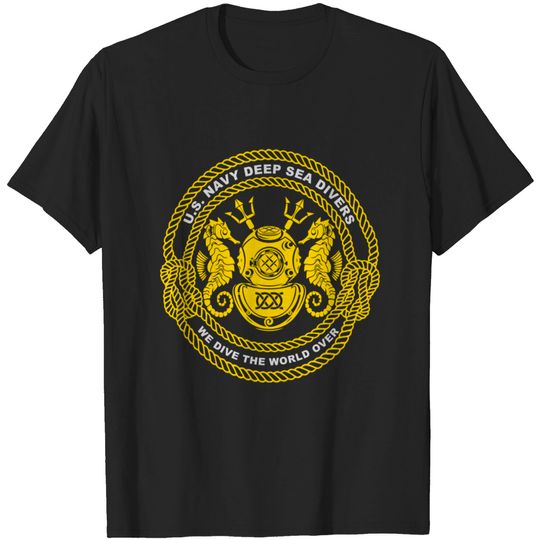 Discover US Navy Deep Sea Diver - Us Navy Deep Sea Diver - T-Shirt