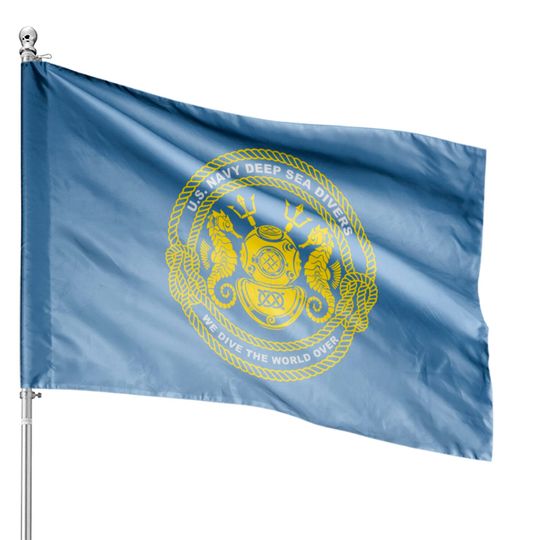 Discover US Navy Deep Sea Diver - Us Navy Deep Sea Diver - House Flags
