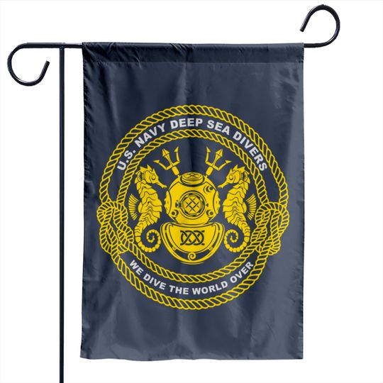 Discover US Navy Deep Sea Diver - Us Navy Deep Sea Diver - Garden Flags