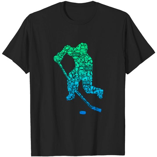 Discover Ice hockey player ice hockey boys children T-shirt