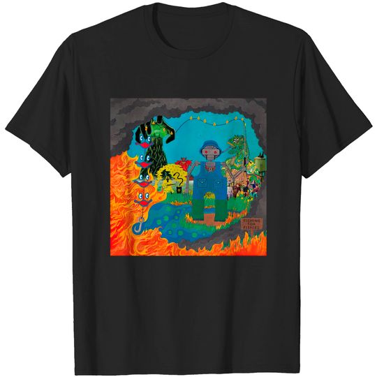 Discover King Gizzard Album Art Collage - King Gizzard And The Lizard Wizard - T-Shirt