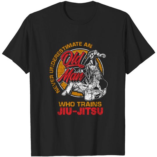 Discover Jiu jitsu Old Man T-shirt