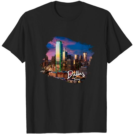 Discover Dallas Texas Skyline T-shirt