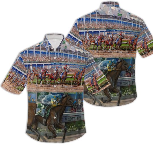 Discover Kentucky Derby Horse Racing Hawaiian Shirt