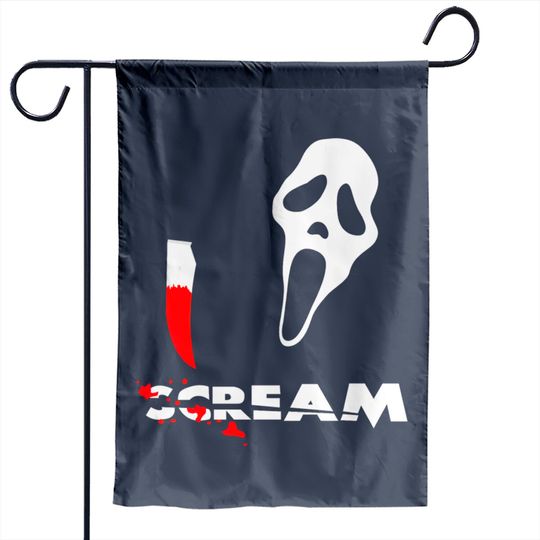 Discover Scream Movie Garden Flags