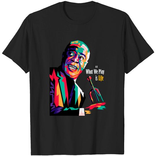 Discover a wonderful world - Louis Armstrong - T-Shirt