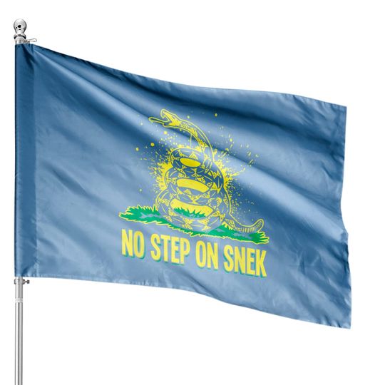 Discover No Step On Snek House Flags