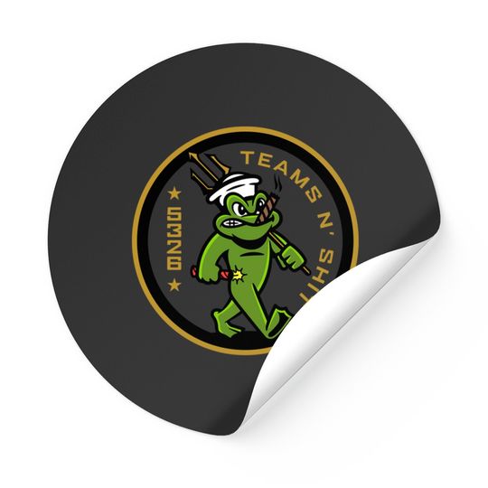 Discover US Navy Seal 5326 Freddie Frog Throwback - Us Navy Seal Apparel - Stickers