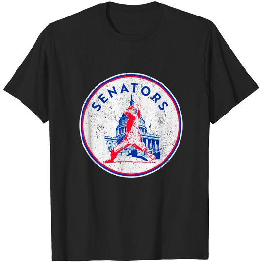 Discover Vintage Washington Senators Logo (Distressed version) - Senators - T-Shirt