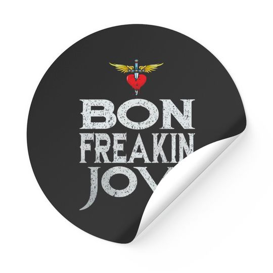 Discover Bon Freakin Jovi - Bon Freakin Jovi - Stickers