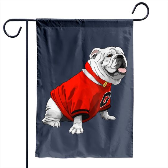 Discover English Bulldog Dog UGA Bulldog Classic Garden Flags