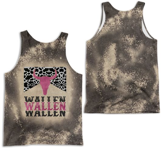 Discover Bleached Wallen 3D Tank top