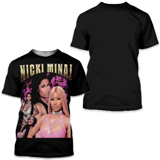 Discover Vintage 90s Nicki Minaj Rapper T-shirt, Vintage  Nicki T-shirt