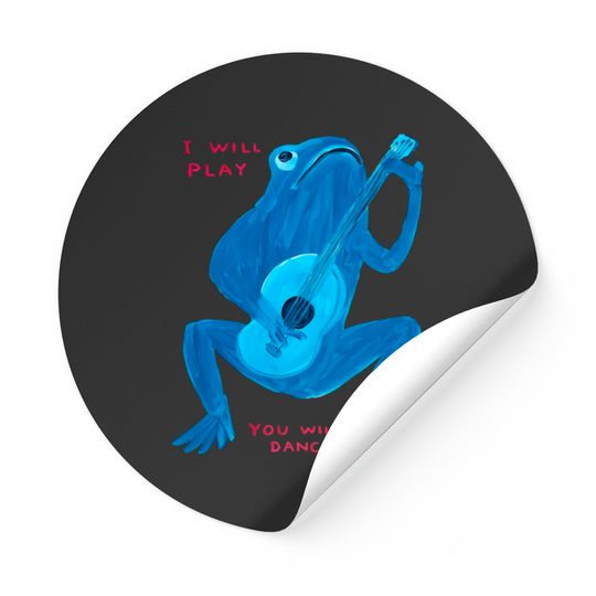 Discover I Will Play David Shrigley Stickers